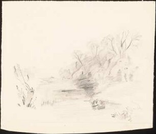 Unzugeordnete Zeichnungen und Reiseskizzen: Landschaft