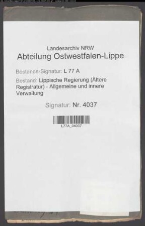 Zulassung der Einwohner von Marienmünster zur Holzauktion im Schwalenberger Forst
