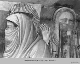 Leben Christi (obere Zone Nord bis Judasverrat) und Präfigurationen : Auferweckung des Lazarus