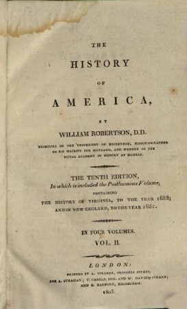 The History of America, Vol. 2