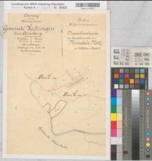 Müschede (Arnsberg), Separation Müschede, Bl.9 Brouillonkarte Herdringen Flur 9