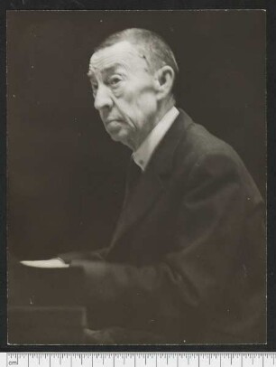 Porträtaufnahme Sergej V. Rachmaninov