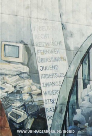 NÄSSE TÜDELBAND RECHT REIZWÄSCHE FERNWEH ÜBERSTUNDEN JUGEND ARBEITSLOS | unleserlich