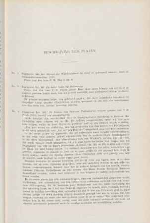 Beschrijving der platen