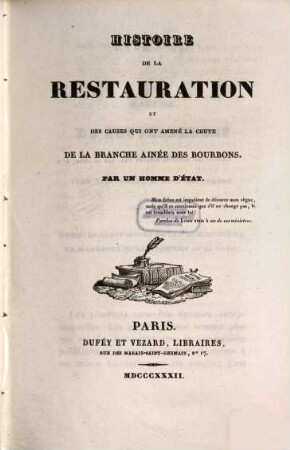 Histoire de la restauration et des causes qui ont amené la chute de la branche ainée des Bourbons, 4