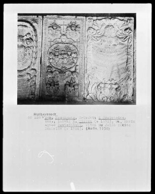 Grabstein von Maria Agnes Deutschbein, Witwe des Jakob Moritz Bandelow (+1725)