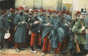 Ankunft kriegsgefangener Franzosen