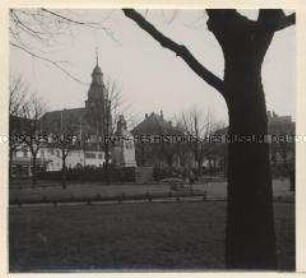 Pirmasens, Exerzierplatz mit Bismarckdenkmal