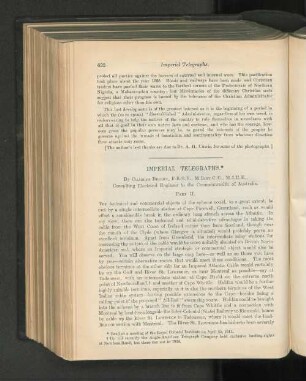 Imperial Telegraphs.