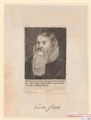 Andreas Kirchberger, Schaffer zu St. Lorenz; gest. 30. Dezember 1631