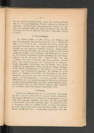 6. Postverbindungen.