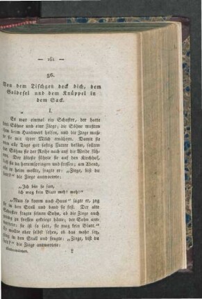 36. Von dem Tischgen deck dich, dem Goldesel und dem Knüppel in dem Sack