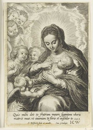 Maria mit Kind und Putti
