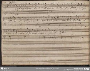 Recitativo: E quel maggior diletto che mirar sull'aurora
