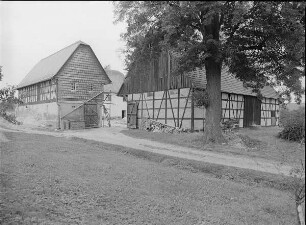 Dürrenuhlsdorf, Stall und Scheune eines Vierseithofes