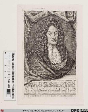 Bildnis Gottfried Wilhelm Leibniz