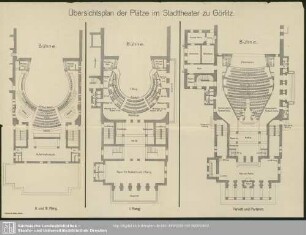 Übersichtsplan der Plätze im Stadttheater zu Görlitz