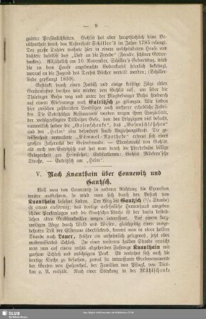 V. Nach Knauthain über Connewitz und Gautzsch