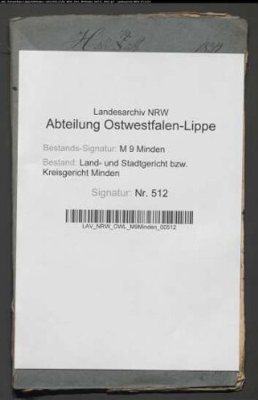 Sonstige: Horstmann, Johann Heinrich: