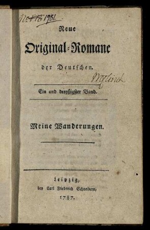 Meine Wanderungen : Ein Roman und doch voller Wahrheiten