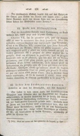12) Probe von Altfranzösischem.