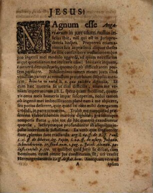 Disputatio Juridica [iuridica] De Angariis Rusticorum, vulgo, von Frohndiensten