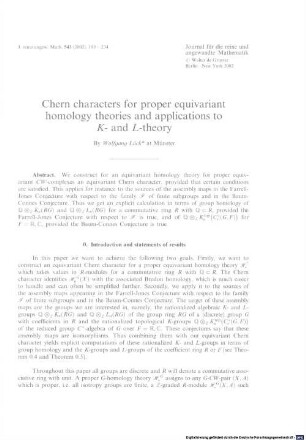 Chern characters for proper equivariant homology theories and applications to K- and L-theory