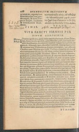 Vita Sancti Ioannis Per Divum Hieronymum.
