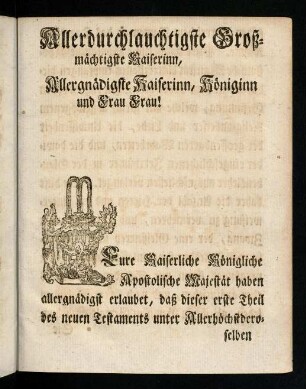 B1r-B1v, Allerdurchlautigste Großmaechtigste Kaiserinn, ...