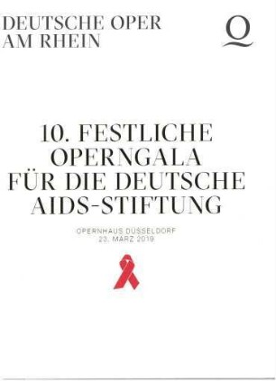 10. Festliche Operngala für die Deutsche Aids-Stiftung