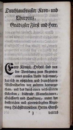 Gnädigster Fürst und Herr! Vorrede.