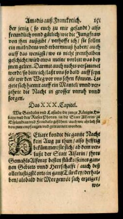 Das XXX. Capitel.