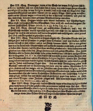Raisonnements über Veränderung der Religion, unter den drey Hauptreligionen, als Catholisch, Reformirt und Lutherisch