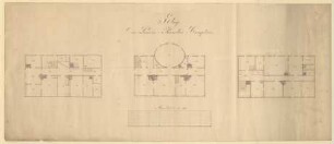 Weimar, dritte Etage des Landes-Industrie-Comptoirs, Grundriss