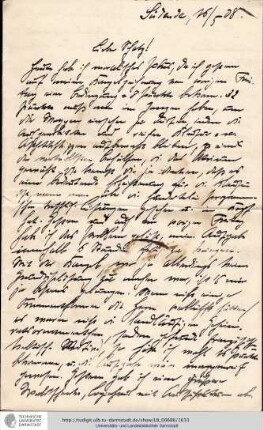 Brief vom 16.05.1908