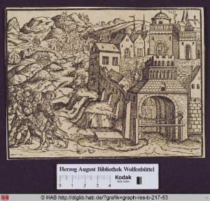 Rahab versteckt in Jericho die Kundschafter der Israeliten (Josua 2, 15).