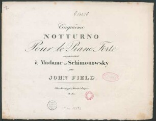 Cinquième Notturno Pour le Piano Forte