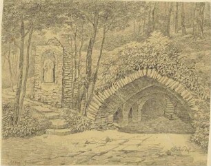 Weinkeller im Kloster Altzella, nahe der Stadt Nossen in Sachsen