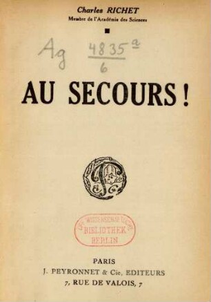 Au secours!