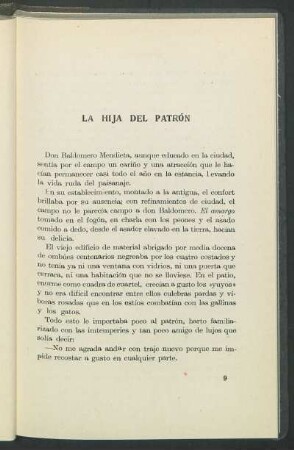 La hija del patrón