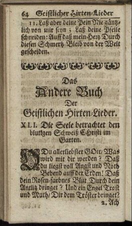Das Andere Buch Der Geistlichen Hirten-Lieder.