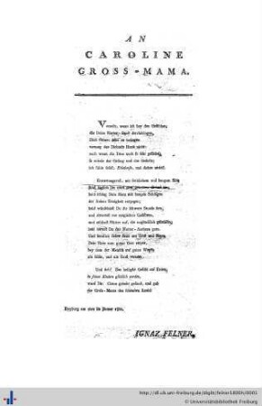 An Caroline Gross-Mama