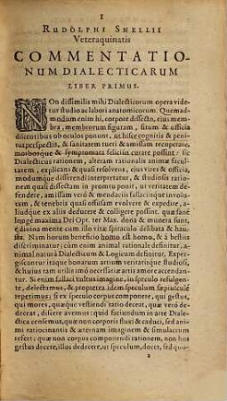 Rudolphi Snellii De ratione discendi et exercendi logicam per analysin et genesin facili & perspicua, libri duo