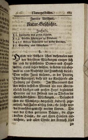 Zweiter Abschnitt. Natur-Geschichte.