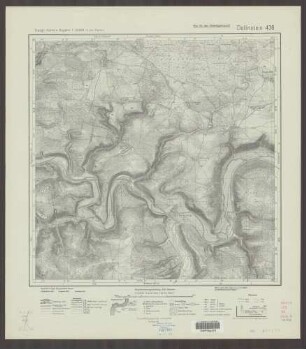 436 Dollnstein ; Topographische Karte von Bayern 1:25.000 [Positionsblätter]