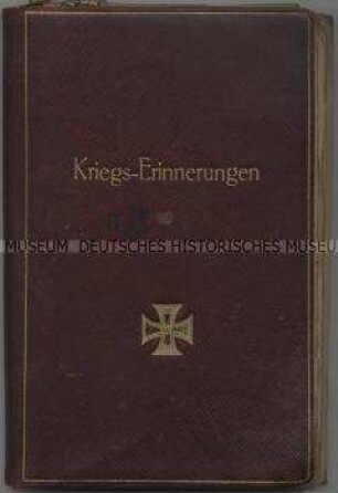 Buch mit handgeschriebenen und eingeklebten Gedichten über den Ersten Weltkrieg