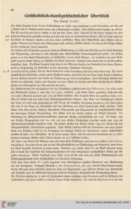 Geschichtlich = kunstgeschichtlicher Überblick