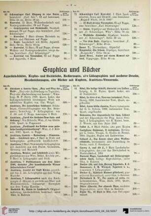 Graphica und Bücher (Nr. 80-308)