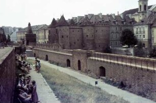 Stadtbilder von Warschau. : Wobrazy města Waršawy.