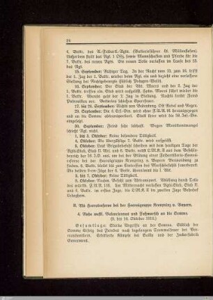 4. Ruhe westl. Valenciennes und Fußmarsch an die Somme